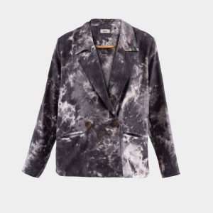 کت لینن آبرنگی